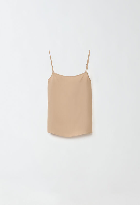 Fabiana Filippi STRAIGHT COLLAR TOP BROWN TPD214F435I1890000