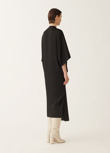 Fabiana Filippi Dress in enver satin, black Black ABD225F625D9020000