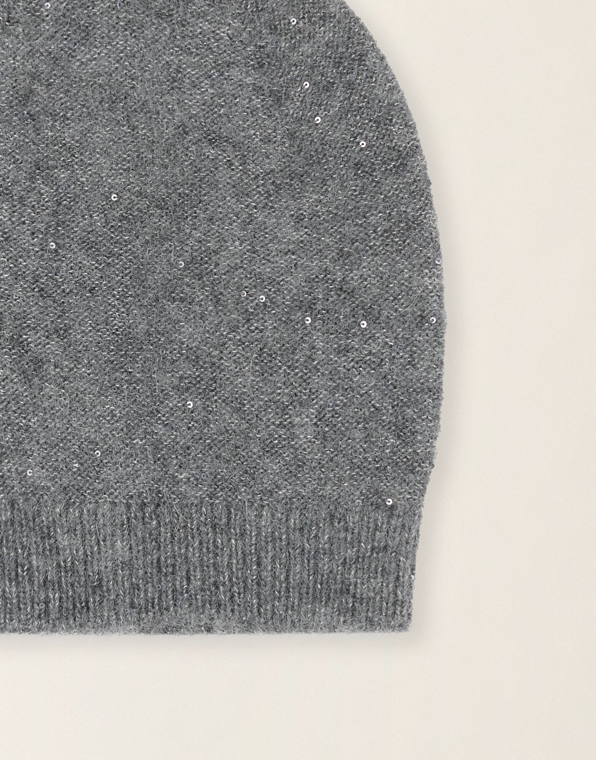 Sequin beanie, charcoal Fabiana Filippi Sequin beanie, charcoal Charcoal SAD216A882D2960000