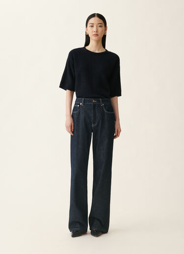 Fabiana Filippi Pantalon denim barrel, bleu adouci Bleu adouci PAD216F347M2770000