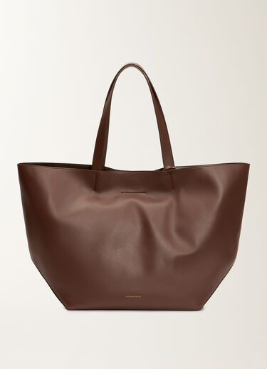 Fabiana Filippi Eclissi smooth nappa leather tote bag, ebony BROWN BGD215A906L8020000
