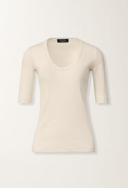 Fabiana Filippi Jersey T-shirt, butter White JED266F603L8960000