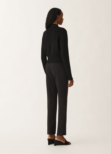 Fabiana Filippi Cardigan en gaze de cachemire, noir NOIR MAD265F038L1610000