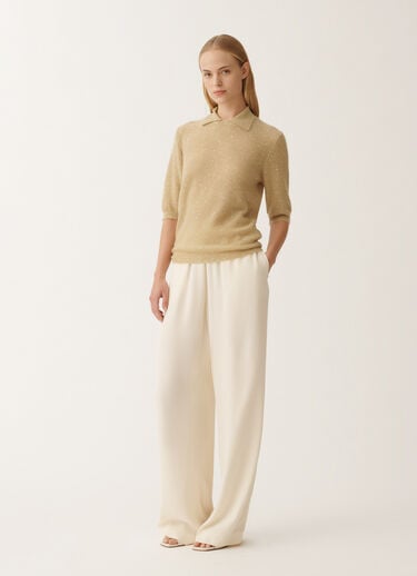 Fabiana Filippi Mohair sweater, gold YELLOW MAD265F083D8170000