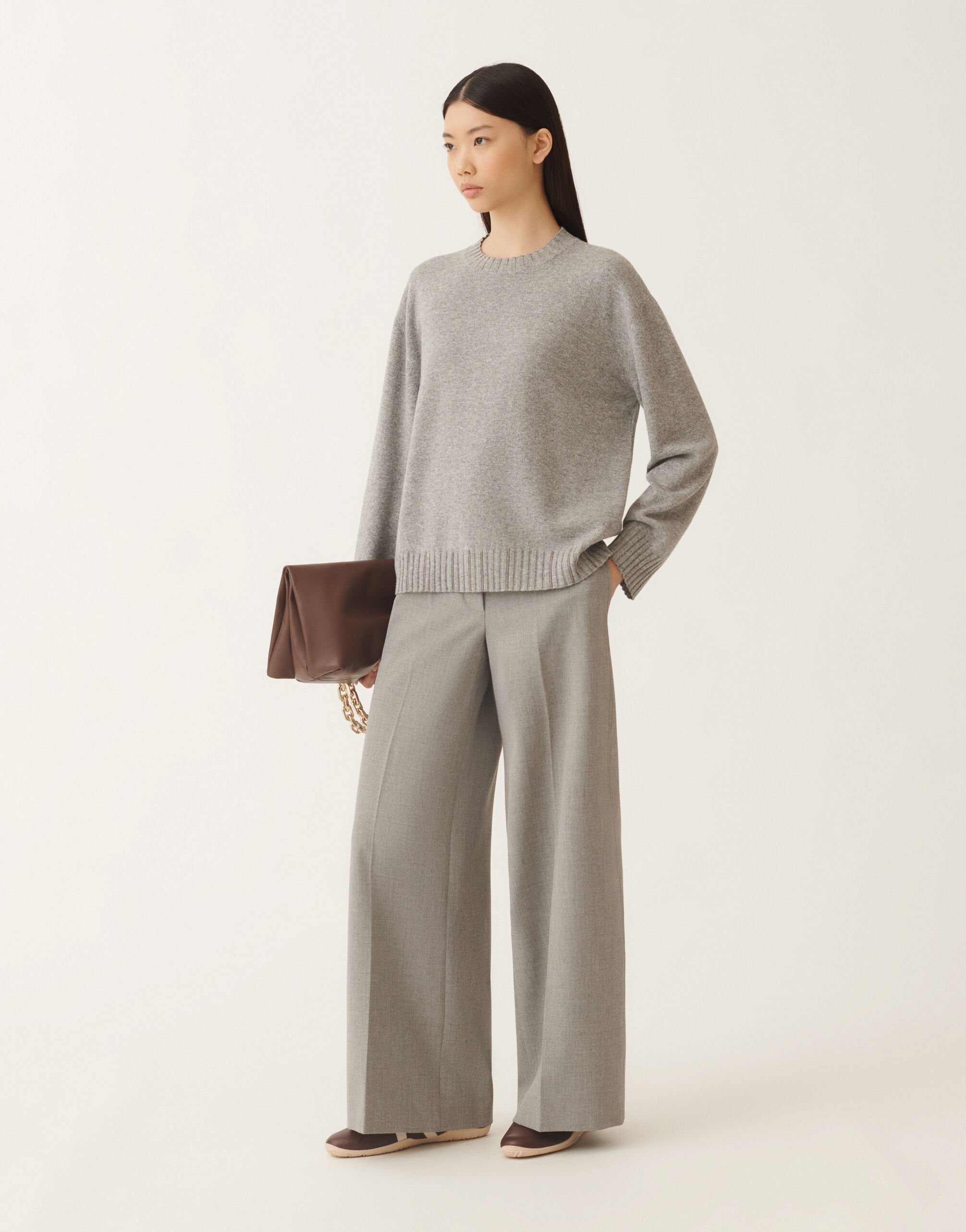 Fabiana Filippi Pullover aus Platinum, Stein Rosa MAD215F028L5170000