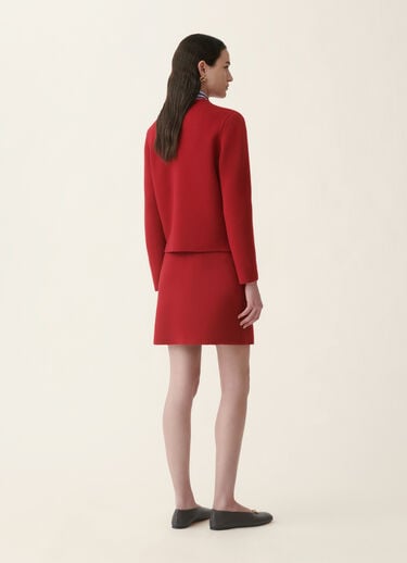 Fabiana Filippi Cardigan aus Merinowolle, rot Rot GCD216F166D4620000