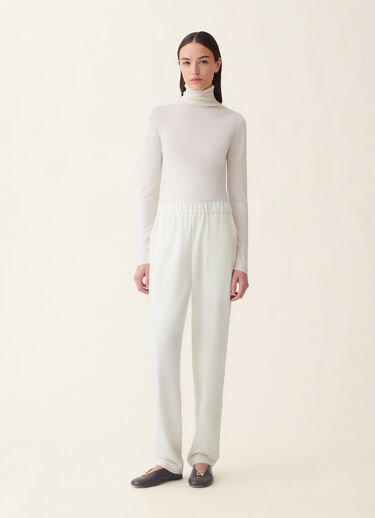 Fabiana Filippi Pantalón en tecno tailoring, mantequilla Mantequilla PAD216F304M5210000