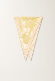 Fabiana Filippi Raute mit Print Tilia aus Seide GELB SAD265A967L2090000