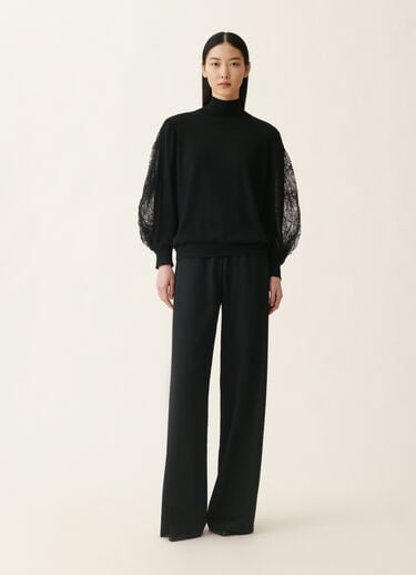 Cashmere and silk turtleneck sweater, black Fabiana Filippi Cashmere and silk turtleneck sweater, black Black MAD226F408M4090000