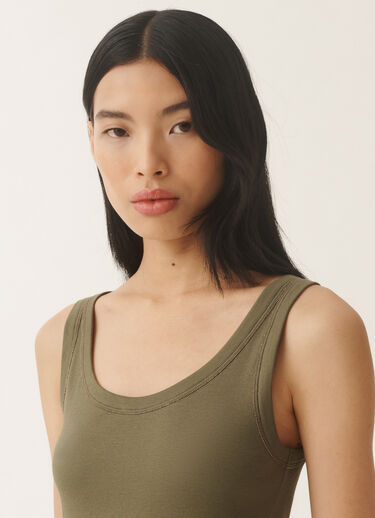 Fabiana Filippi Jersey vest top, grass GRASS JED265F150L1800000