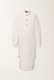 Fabiana Filippi Poplin dress, optic white White ABD215F174D6500000