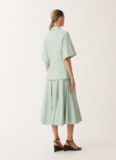 Fabiana Filippi Veste en cuir nappa, vert d’eau VERT EAU PLD275F676D7510000