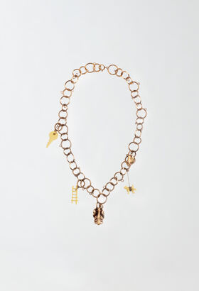 Fabiana Filippi Eco brass pendant chain necklace ONLY ONE COLOR BXD275A161L4280000