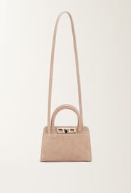 Fabiana Filippi Bolso pequeño de ante, rosa humo ROSA BGD215A853L8070000