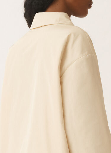 Fabiana Filippi Trainerjacke aus Funktionstaft, vanillefarben WEISS CTD265F247L1930000