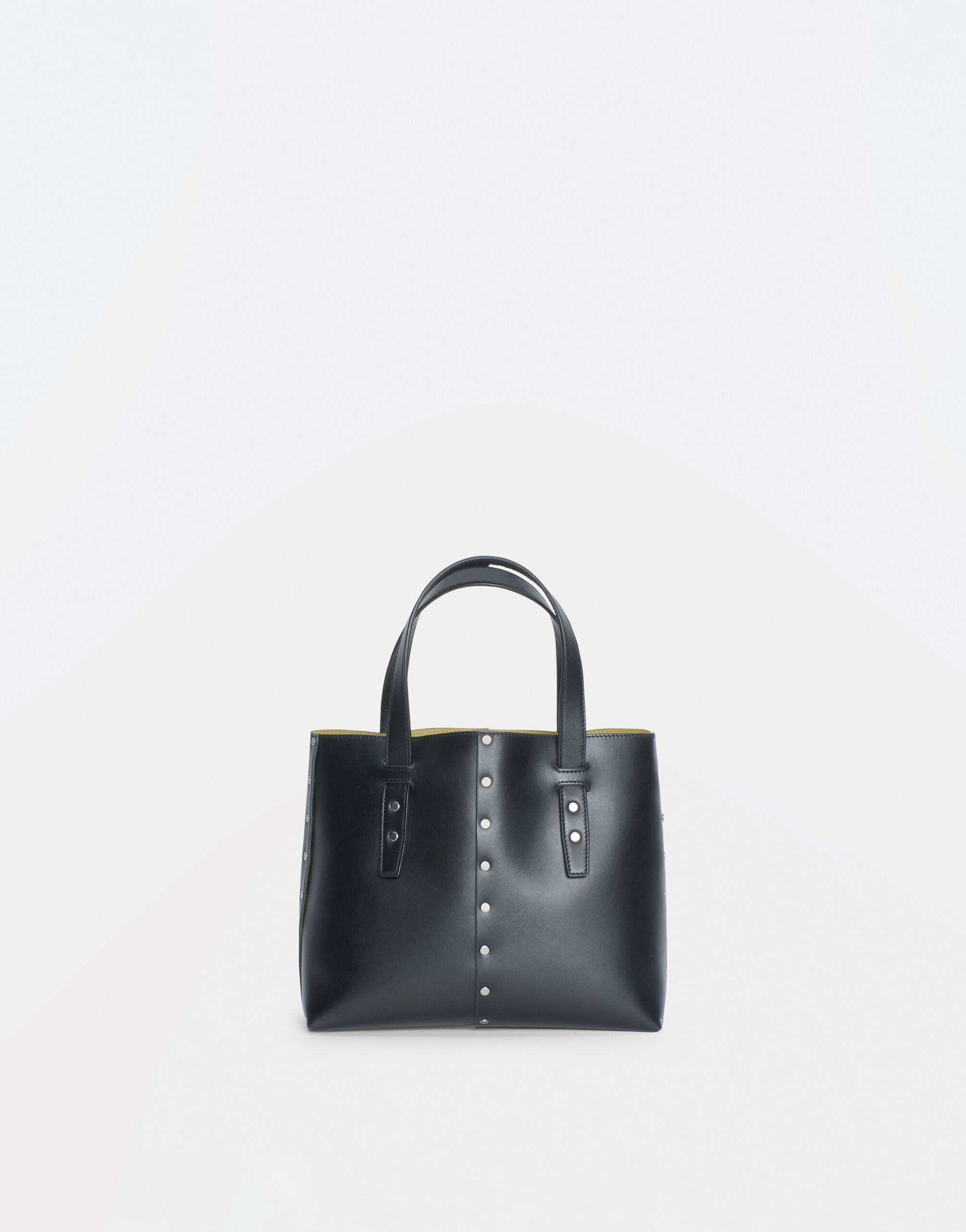 Bolso tote piel negro outlet
