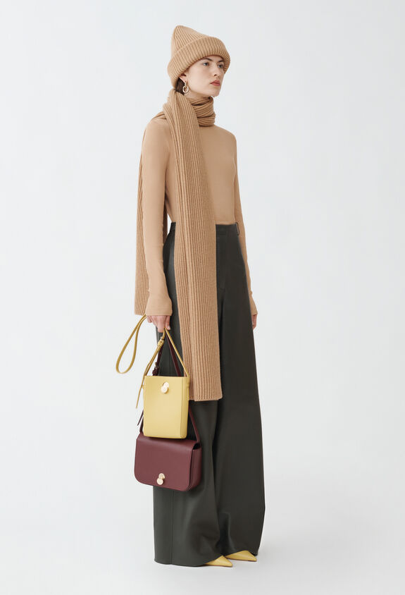 Fabiana Filippi Platinum scarf, camel BROWN SAD214A812N1280000