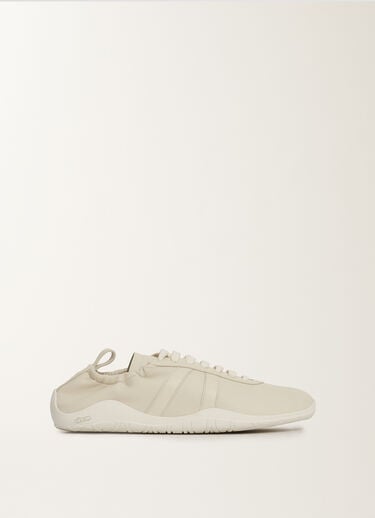 Fabiana Filippi Vintage-Sneakers aus Nappaleder, buttergelb Weiß ASD215A825L8160000