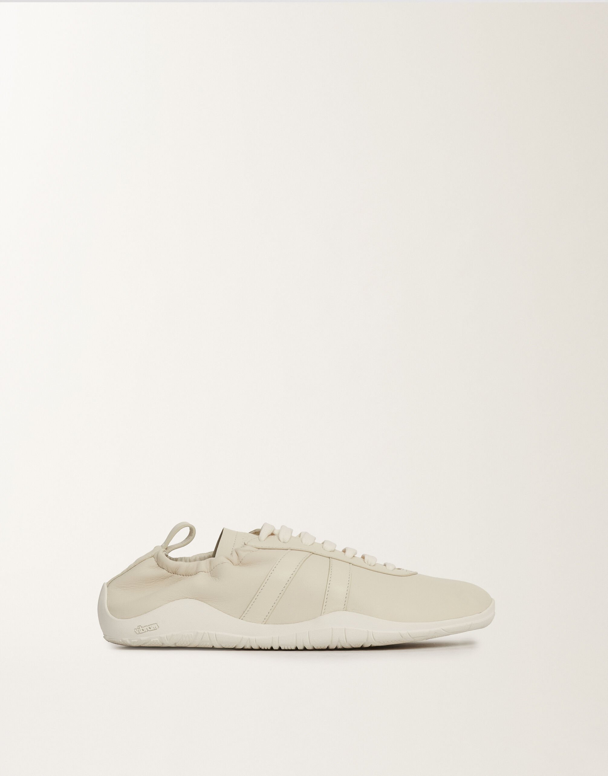 Fabiana Filippi Vintage-Sneakers aus Nappaleder, buttergelb Weiß ASD215A825L8160000