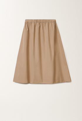 Fabiana Filippi Trench skirt, acorn WHITE GND265F405L1660000