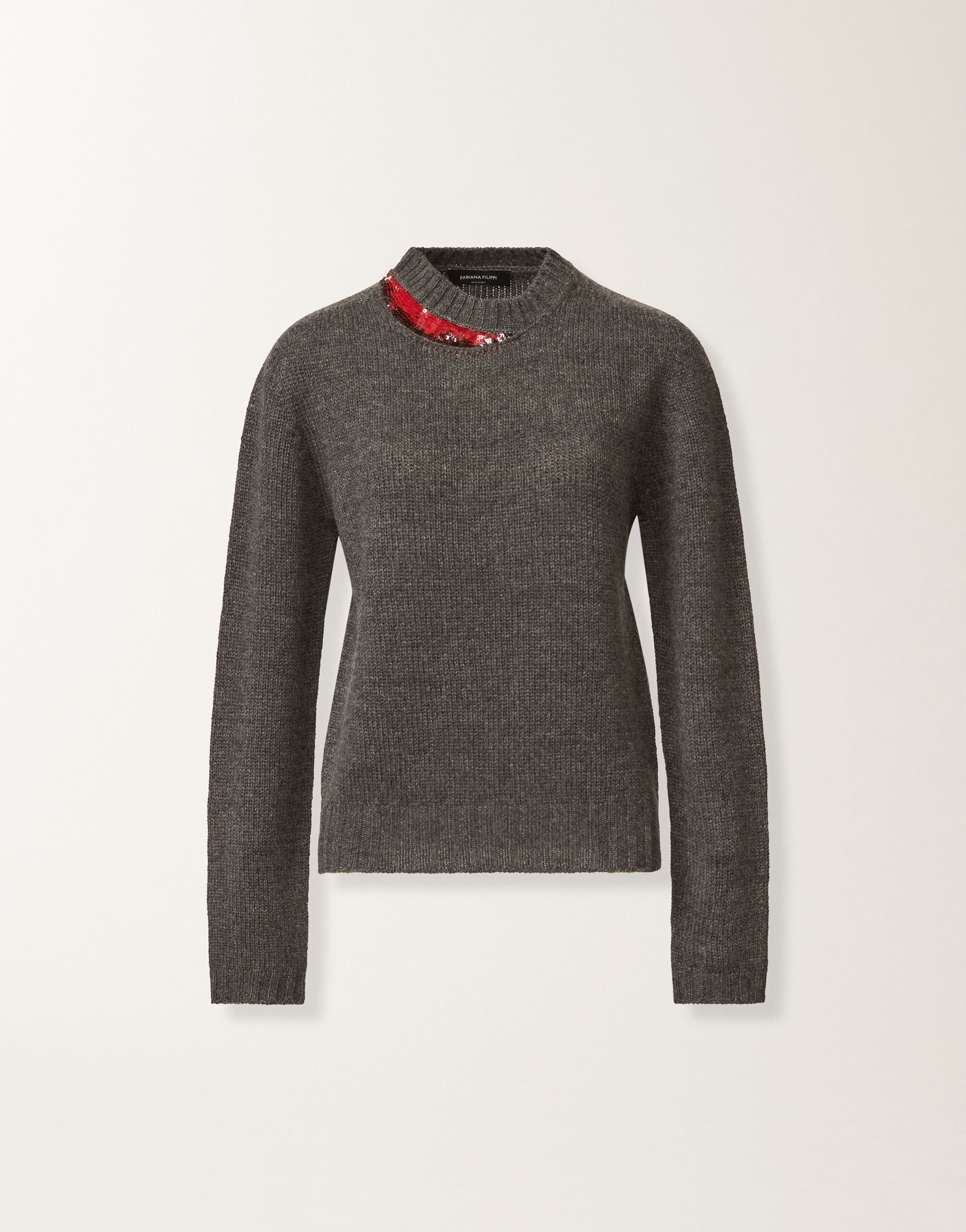 Fabiana Filippi Cashmere sweater, onyx Grey MAD225F564L6730000