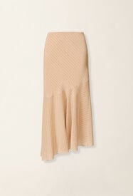 Fabiana Filippi Printed crêpe de chine pencil skirt, maple Maple GND226F784M3870000