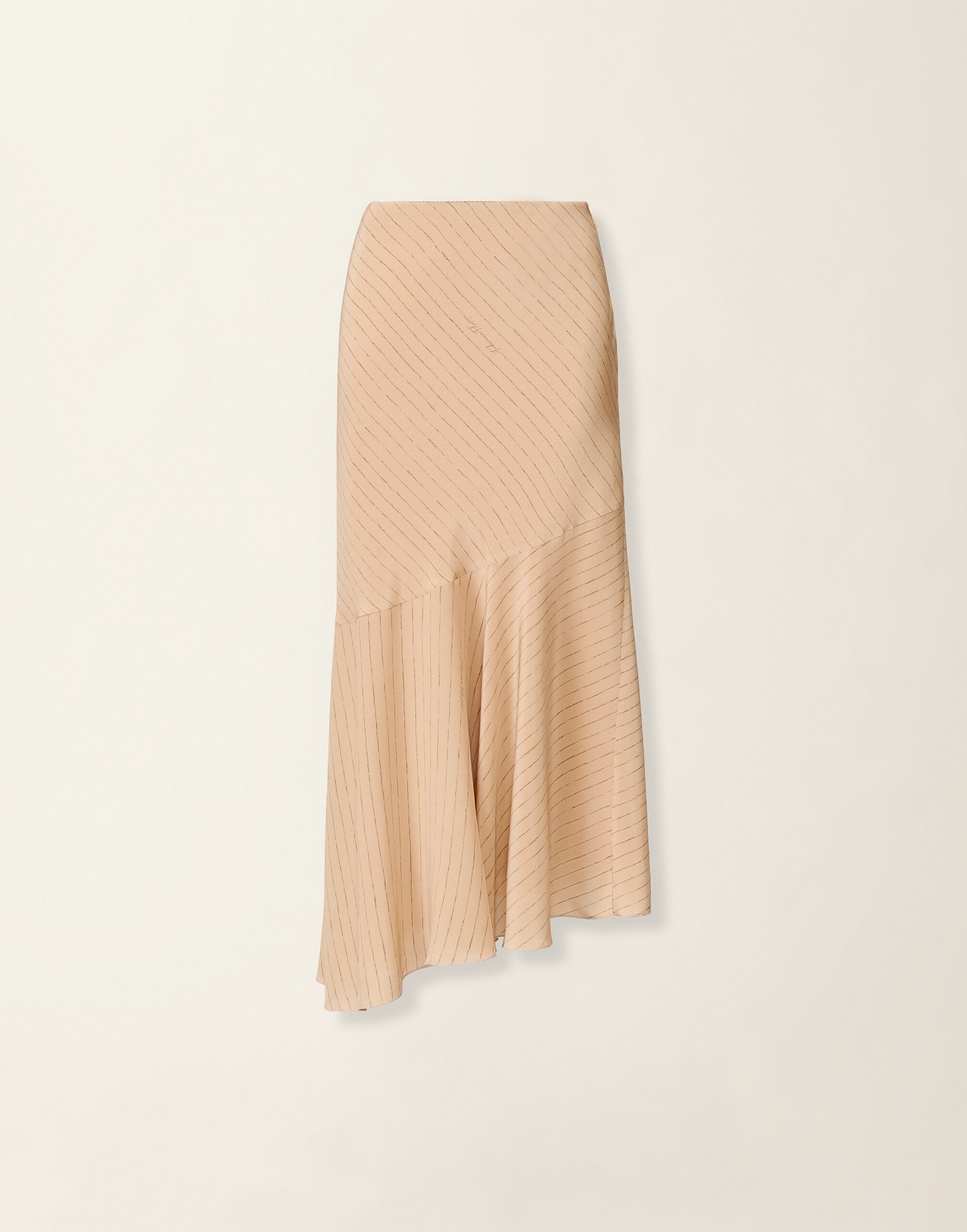 Printed crêpe de chine pencil skirt, maple Fabiana Filippi Printed crêpe de chine pencil skirt, maple Maple GND226F784M3870000