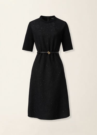 Sequin dress, black Fabiana Filippi Sequin dress, black Black ABD226F584M4520000