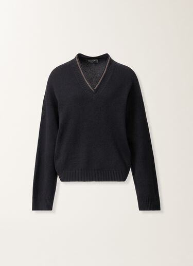 Fabiana Filippi Maglia in Platinum, blu notte Blu MAD225F467L5170000