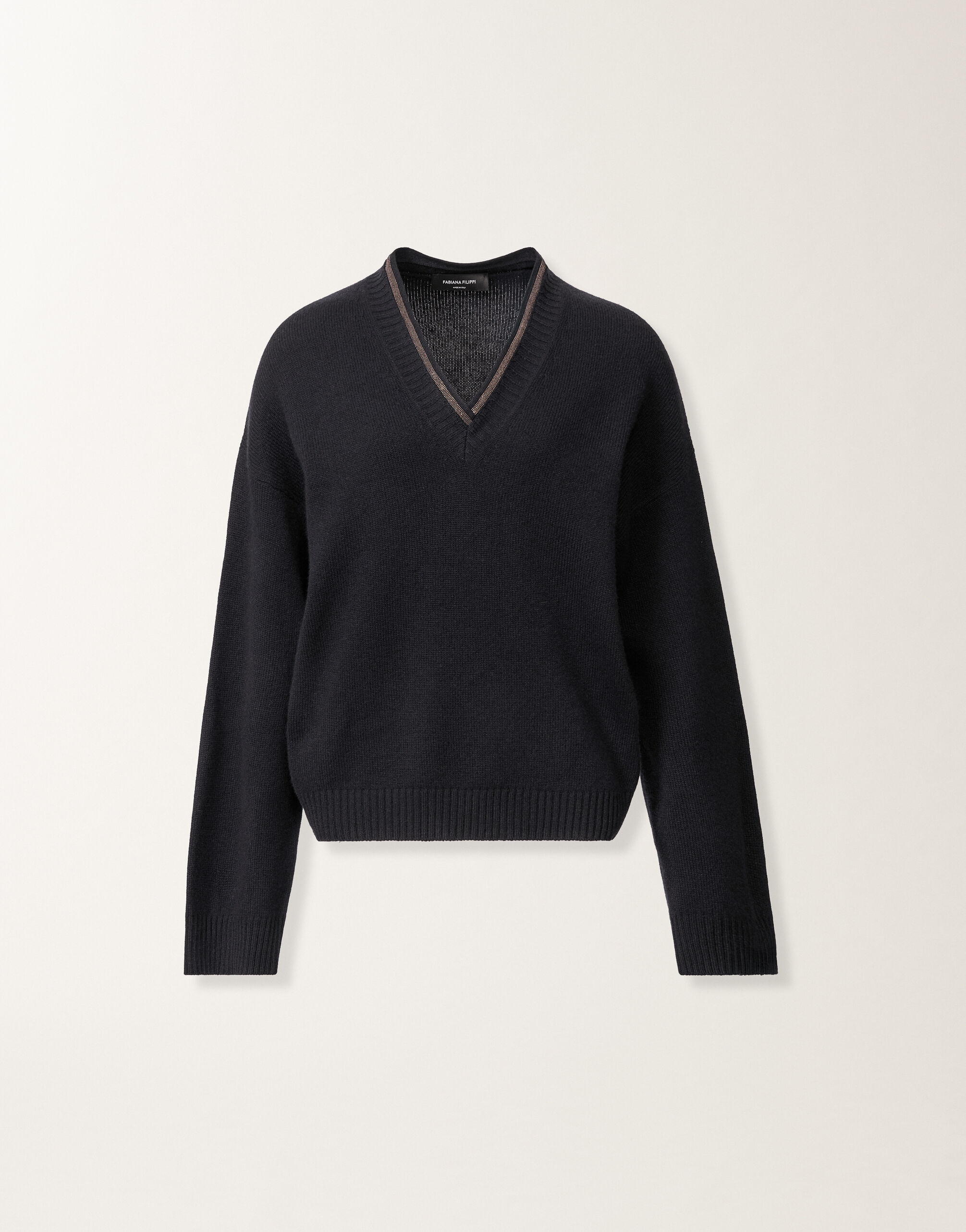 Fabiana Filippi Maglia in Platinum, blu notte Blu MAD225F467L5170000