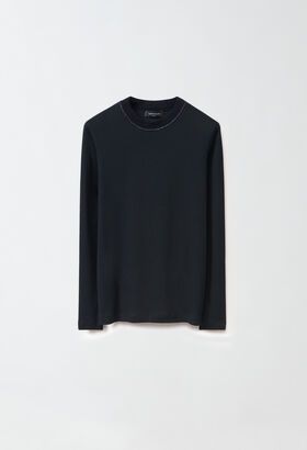 Fabiana Filippi Jersey T-shirt, black BLACK JED273W150H3490000