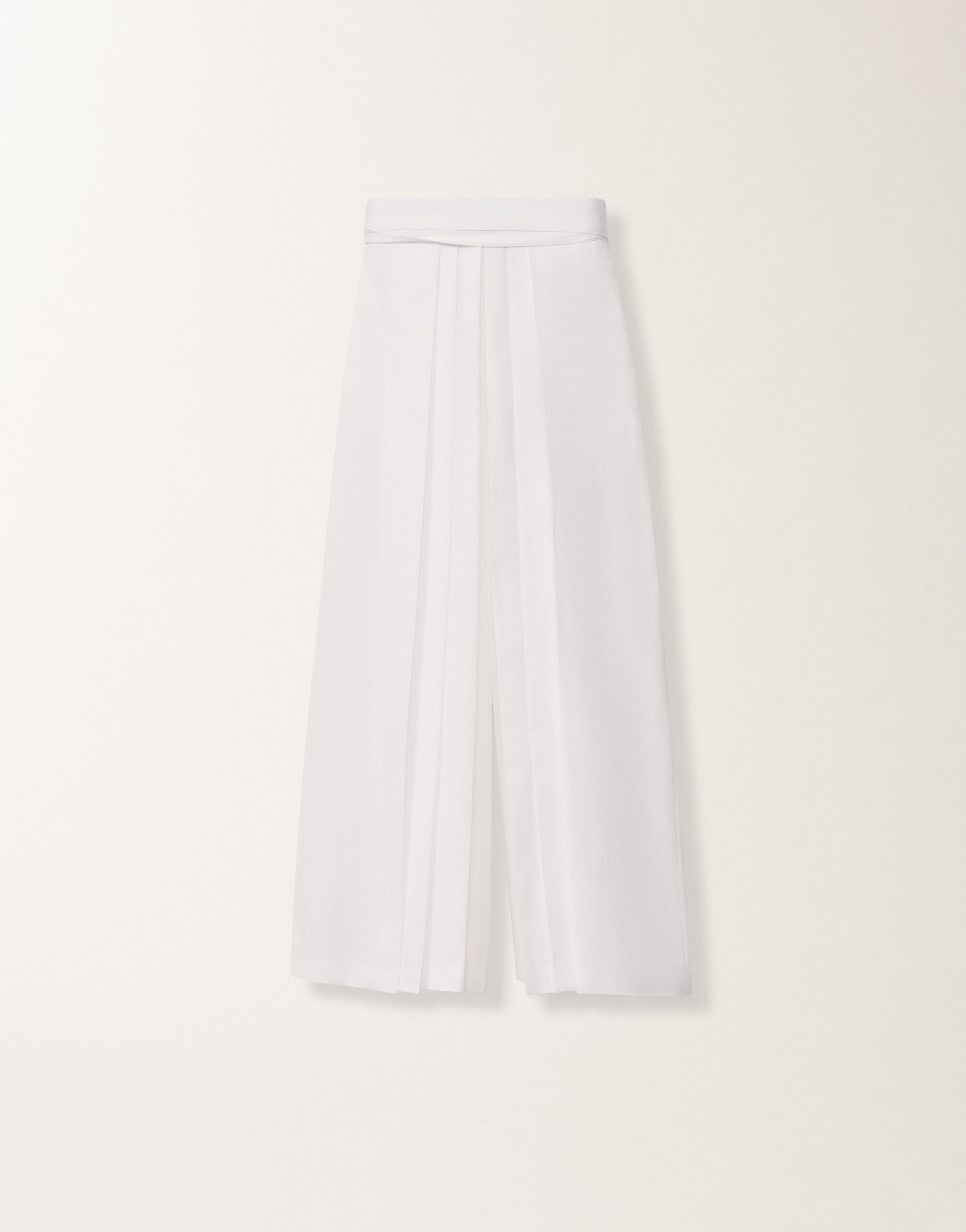 Fabiana Filippi Heavy poplin trousers, optical white WHITE PAD265F381D6140000