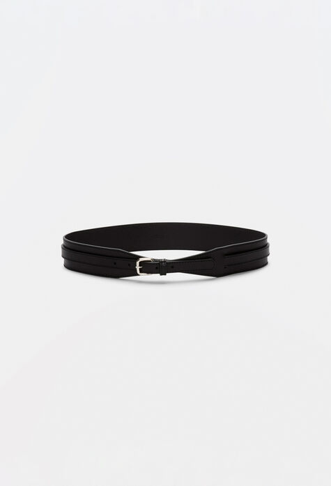 Fabiana Filippi Leather belt, black AAD274A979H1470000