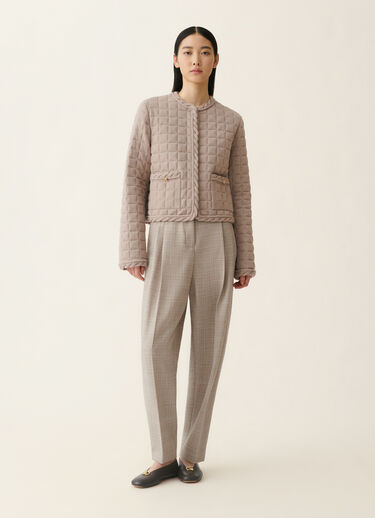 Fabiana Filippi Quilted Platinum jacket, mocha Mocha CTD216F368M3250000