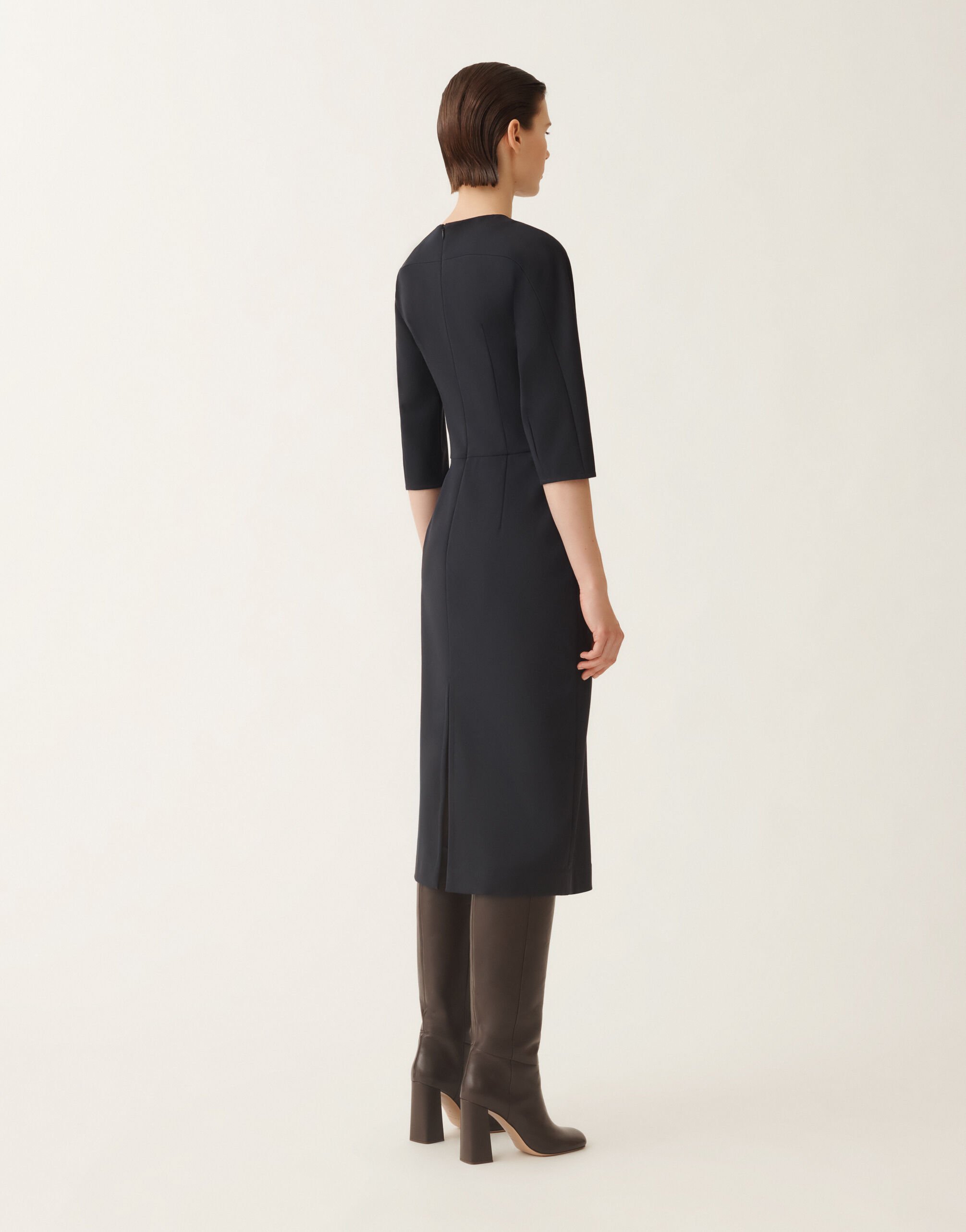 Fabiana Filippi Kleid aus Jersey, nachtblau Blau ABD215F166L5210000