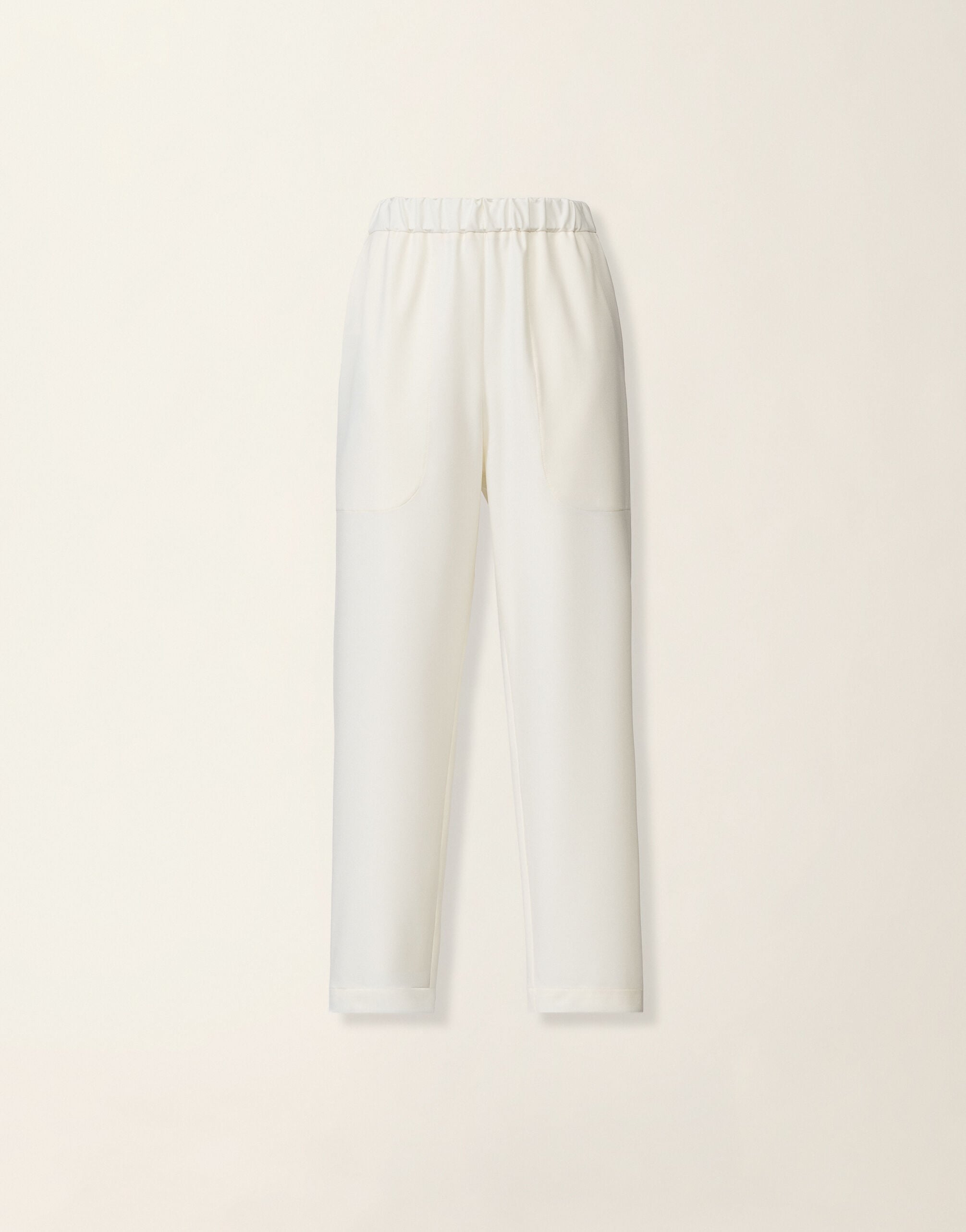 Fabiana Filippi Pantalón en tecno tailoring, mantequilla Mantequilla PAD216F304M5210000