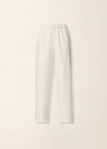 Fabiana Filippi Pantalón en tecno tailoring, mantequilla Mantequilla PAD216F304M5210000