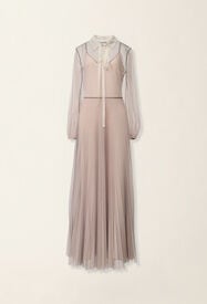 Fabiana Filippi Robe longue en tulle, cachà Cachà ABD216F127M3440000