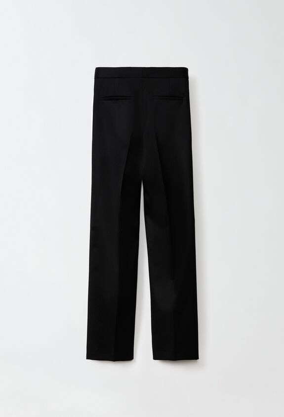 Fabiana Filippi Wool twill trousers, black BLACK PAD224F320SK070000