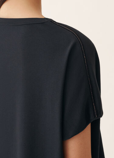 Fabiana Filippi Night blue jersey T-shirt MIDNIGHT BLUE JED276F568M2090000