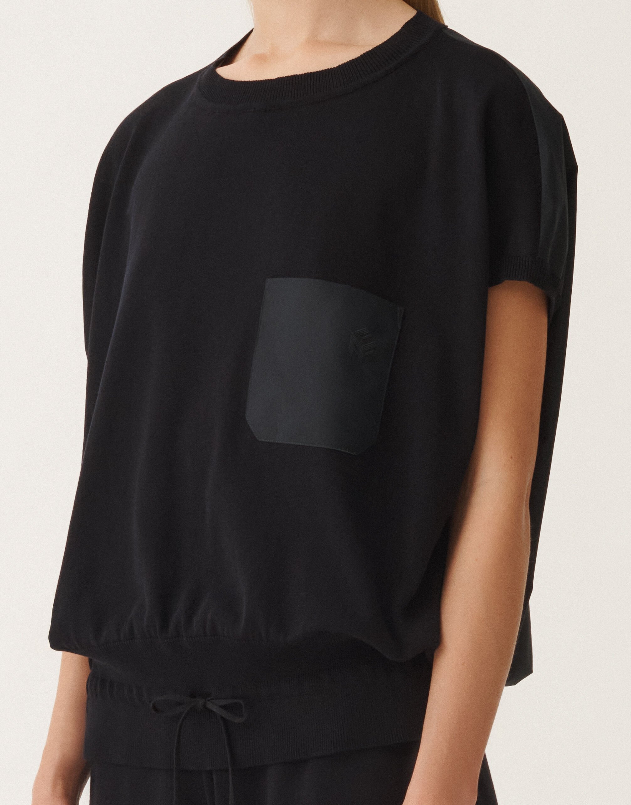 Fabiana Filippi Organic cotton sweater, midnight blue BLUE MAD275F549L3990000