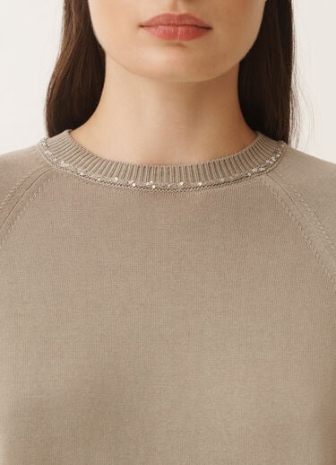 Fabiana Filippi Cape en coton biologique, argile ARGILE MAD275F481L2470000