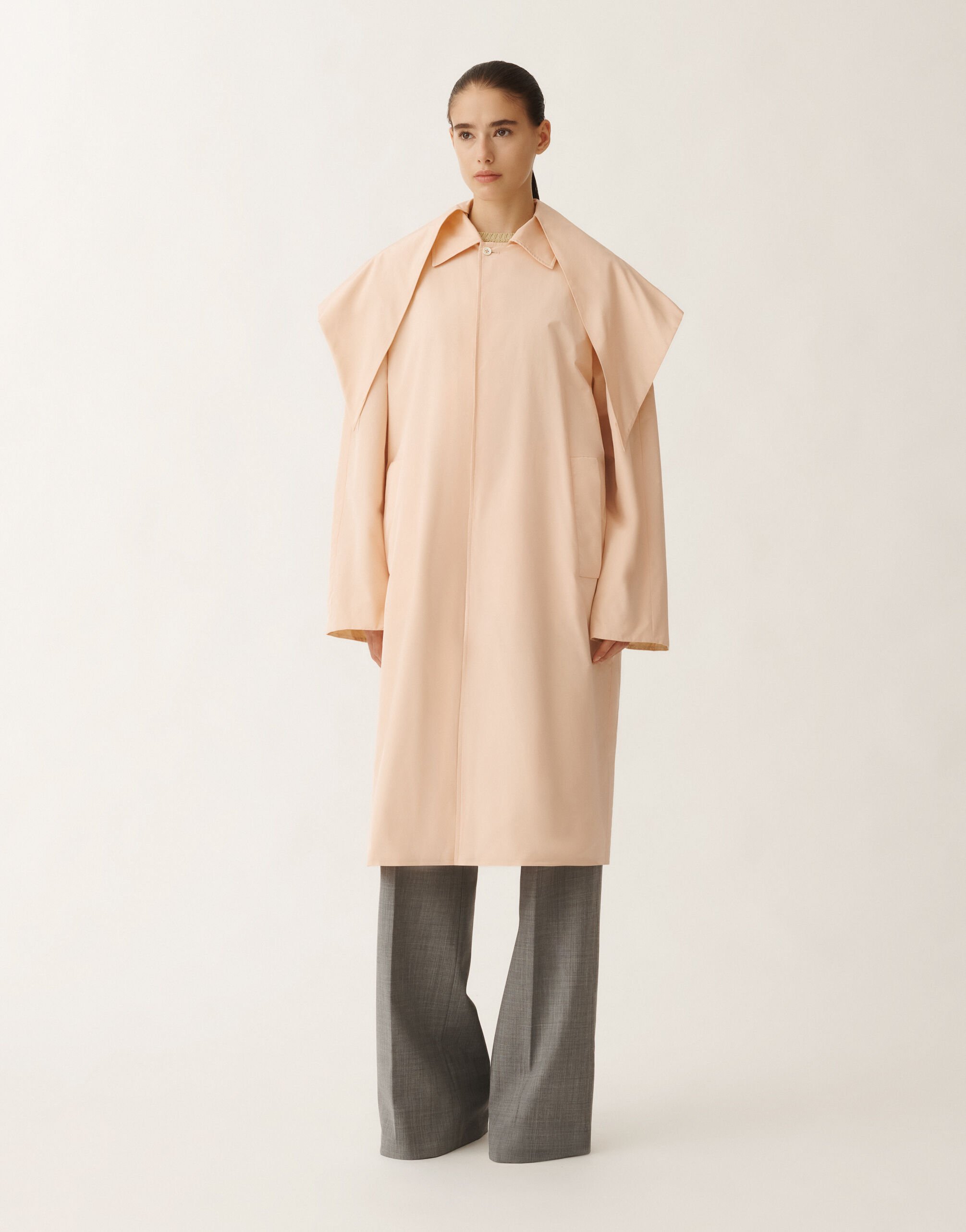 Fabiana Filippi Gabardina de tafetán ligero, maquillaje ROSA CTD265F272L1930000