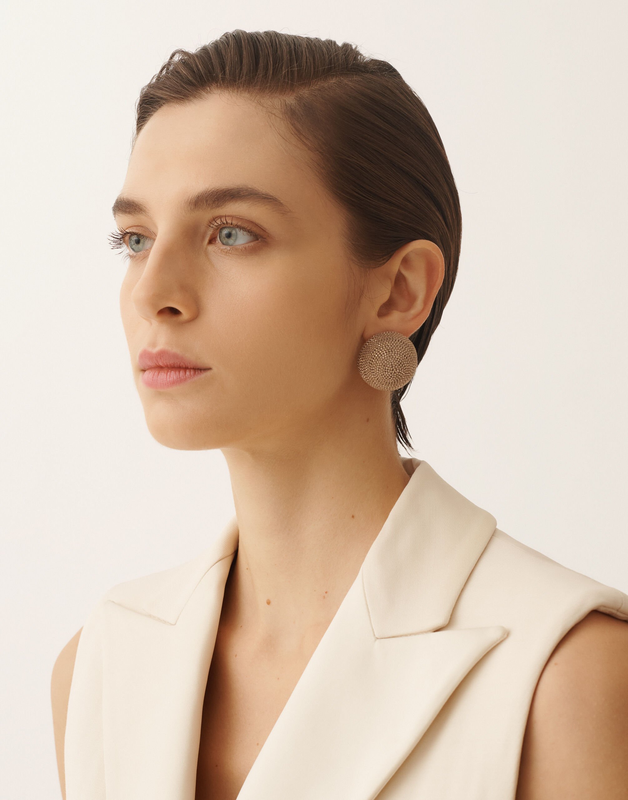 Fabiana Filippi Filo Diamante earrings, greige GREIGE BXD276A964M0470000
