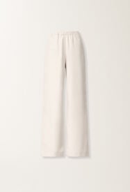 Trevi pants in optical white poplin Fabiana Filippi Trevi pants in optical white poplin OPTICAL WHITE PAD266F456L5820000