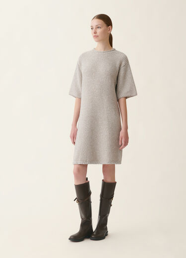 Fabiana Filippi Abito in tweed, granito Granito ABD216F134M2570000