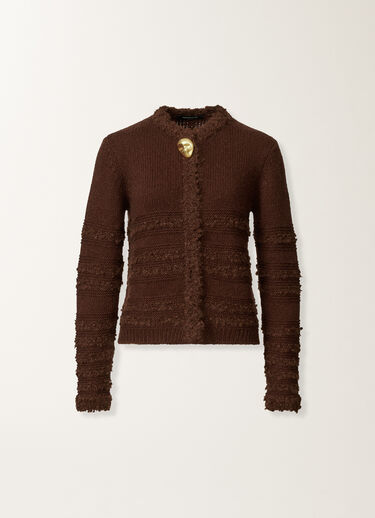 Fabiana Filippi Camel cardigan, ebony BROWN MAD215F126L5010000