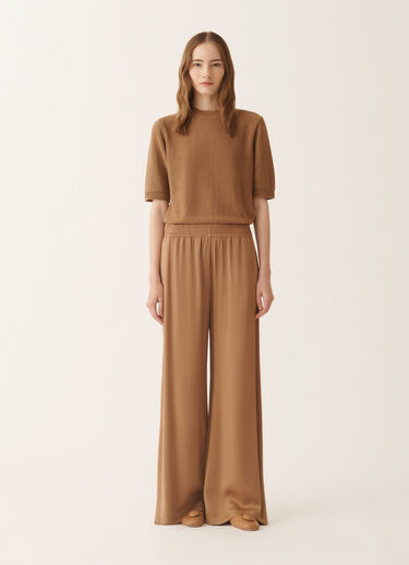 Fabiana Filippi Amelia pants in enver satin, wicker Wicker PAD266F291D9080000