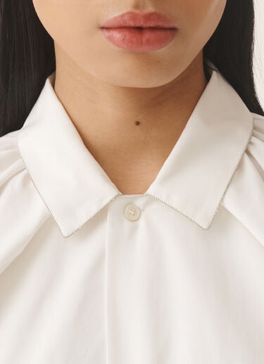 Fabiana Filippi Poplin midi dress, optical white WHITE ABD275F750L3060000