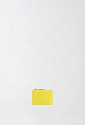 Fabiana Filippi Calfskin card holder, cedar BLACK BGD265A849L2560000
